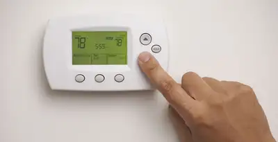 Digital thermostat installation with precise temperature programming in Mesa, AZ
