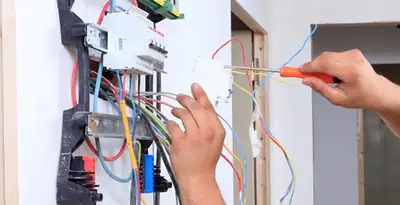 electrician services performing residential electrical panel wiring in Mesa, AZ