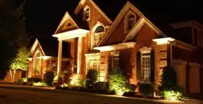 electrician services providing professional exterior electrical lighting in Mesa, AZ