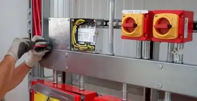 fire alarm installation service with certified electricians wiring fire alarm control equipment in Mesa, AZ