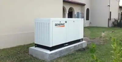 generator installation service showing standby generator professionally installed for residential power backup in Mesa, AZ