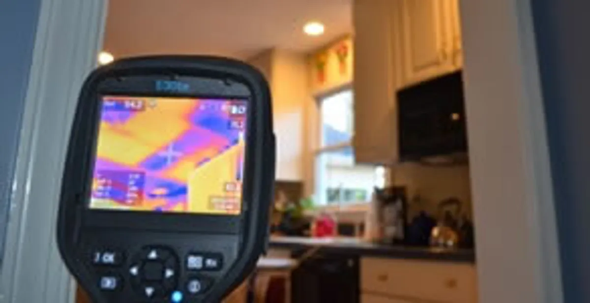 home energy audit service using thermal imaging to evaluate electrical efficiency inside a home in Mesa, AZ