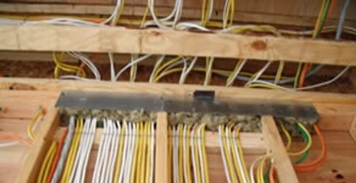 new construction wiring services with organized electrical rough-in performed by licensed electricians in Mesa, AZ
