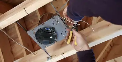 Professional recessed lighting installation with electrical wiring by licensed electricians in Mesa, AZ