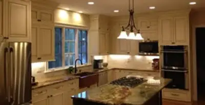 Recessed lighting installation enhancing interior lighting by professional electricians in Mesa, AZ