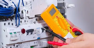 Residential electrician testing home electrical panel for safety and performance in Mesa, AZ