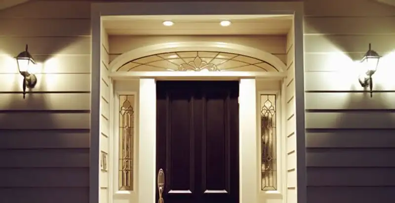 security light installation services with professionally installed entryway lighting in Mesa, AZ
