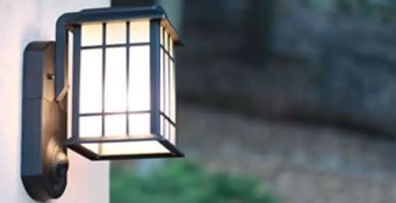 security light installation services with professionally mounted exterior wall light in Mesa, AZ