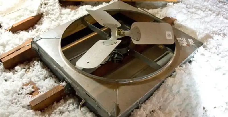 whole house fan installation services with attic-mounted ventilation unit in Mesa, AZ