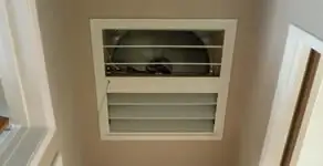 whole house fan installation services with ceiling-mounted ventilation system in Mesa, AZ
