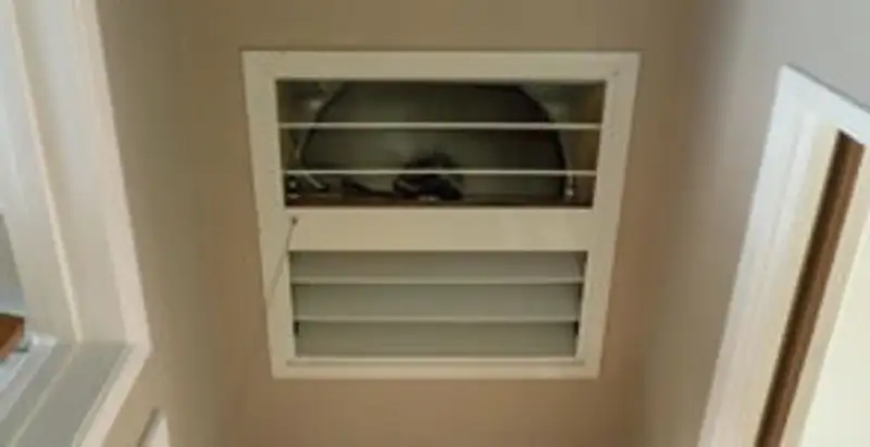 whole house fan installation services with ceiling-mounted ventilation system in Mesa, AZ